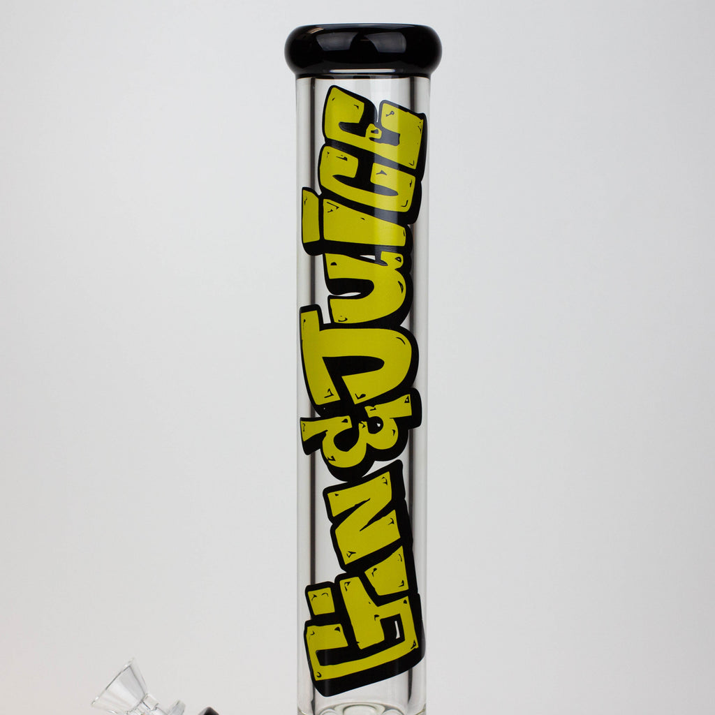 DEATH ROW-15.5"  7 mm Glass water bong by Infyniti [Gin & Juice]