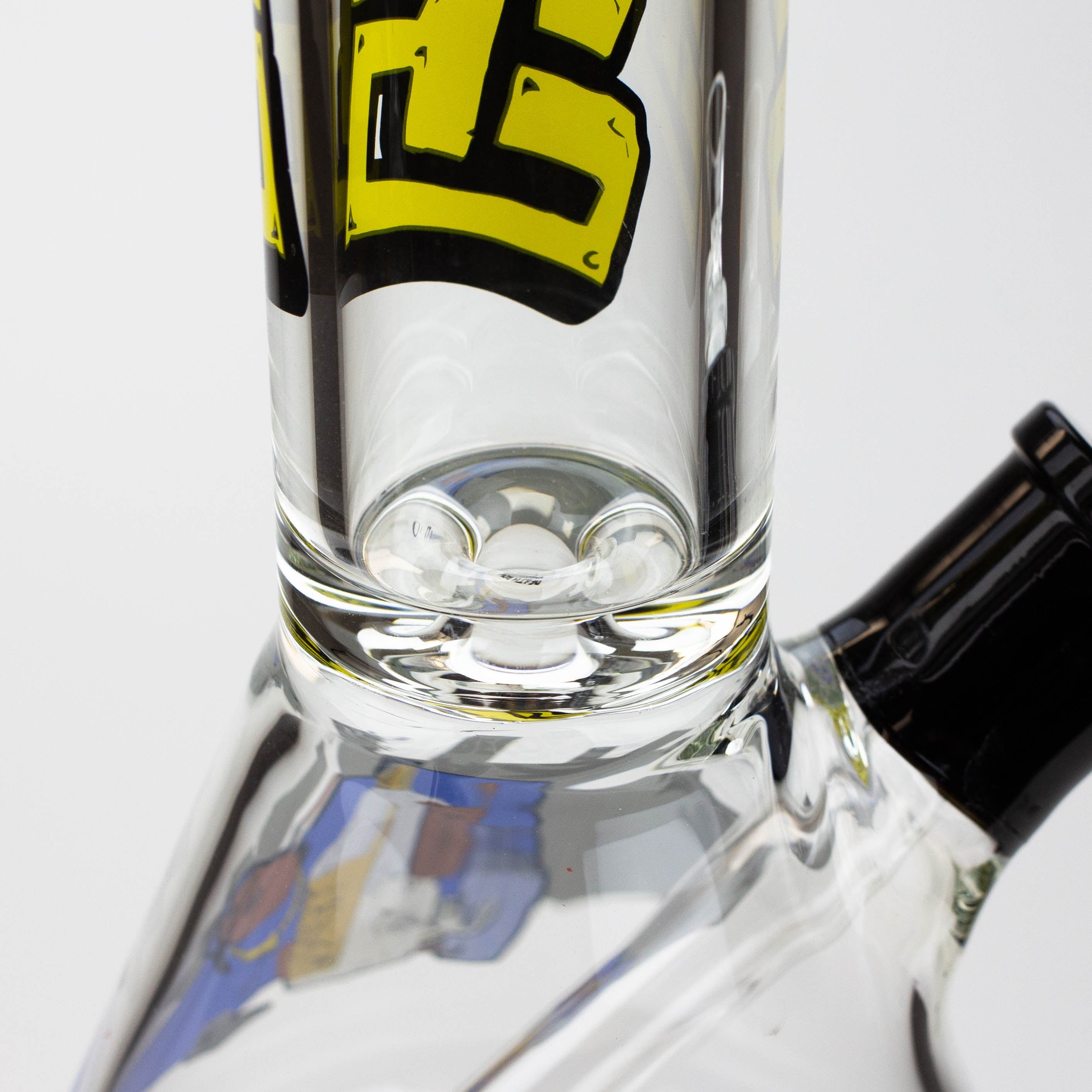 DEATH ROW-15.5"  7 mm Glass water bong by Infyniti [Gin & Juice]