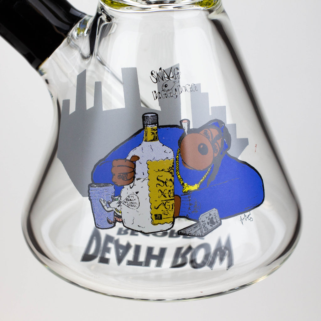 DEATH ROW-15.5"  7 mm Glass water bong by Infyniti [Gin & Juice]