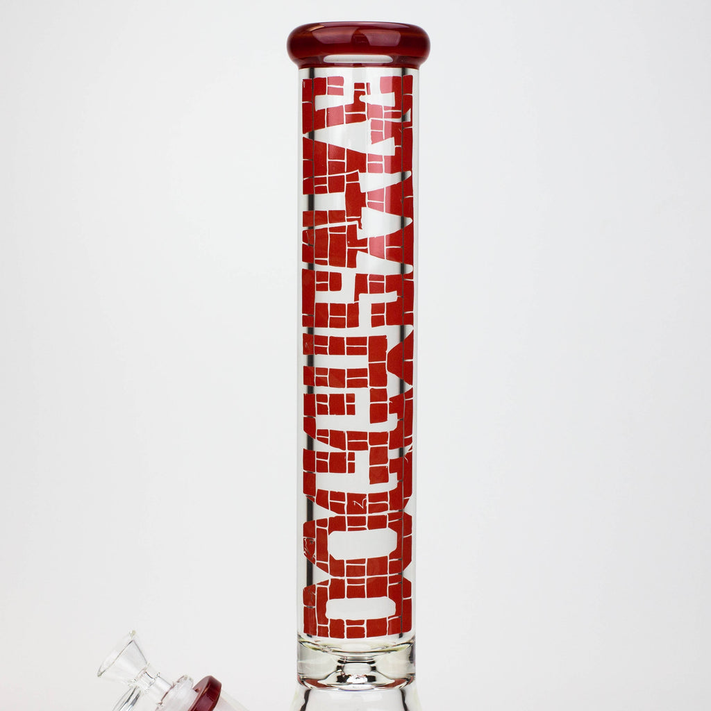 DEATH ROW-15.5"  7 mm Glass water bong by Infyniti [DOGGYSTYLE]