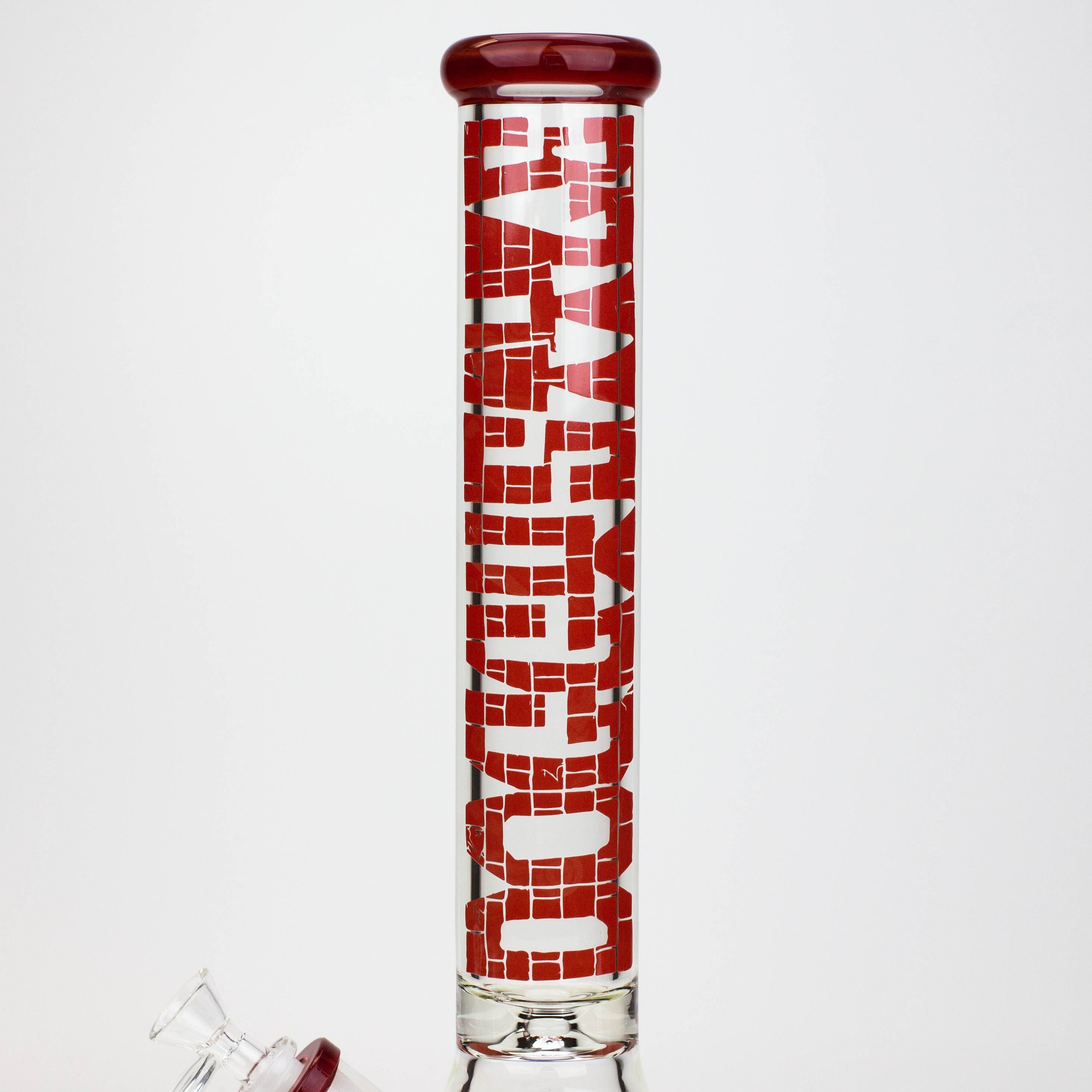 DEATH ROW-15.5"  7 mm Glass water bong by Infyniti [DOGGYSTYLE]