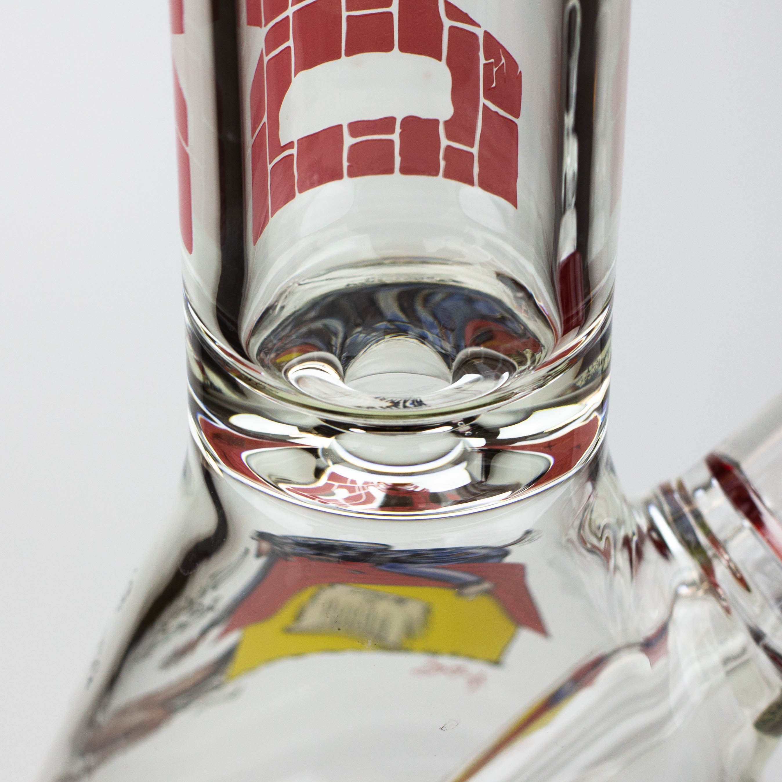 DEATH ROW-15.5"  7 mm Glass water bong by Infyniti [DOGGYSTYLE]