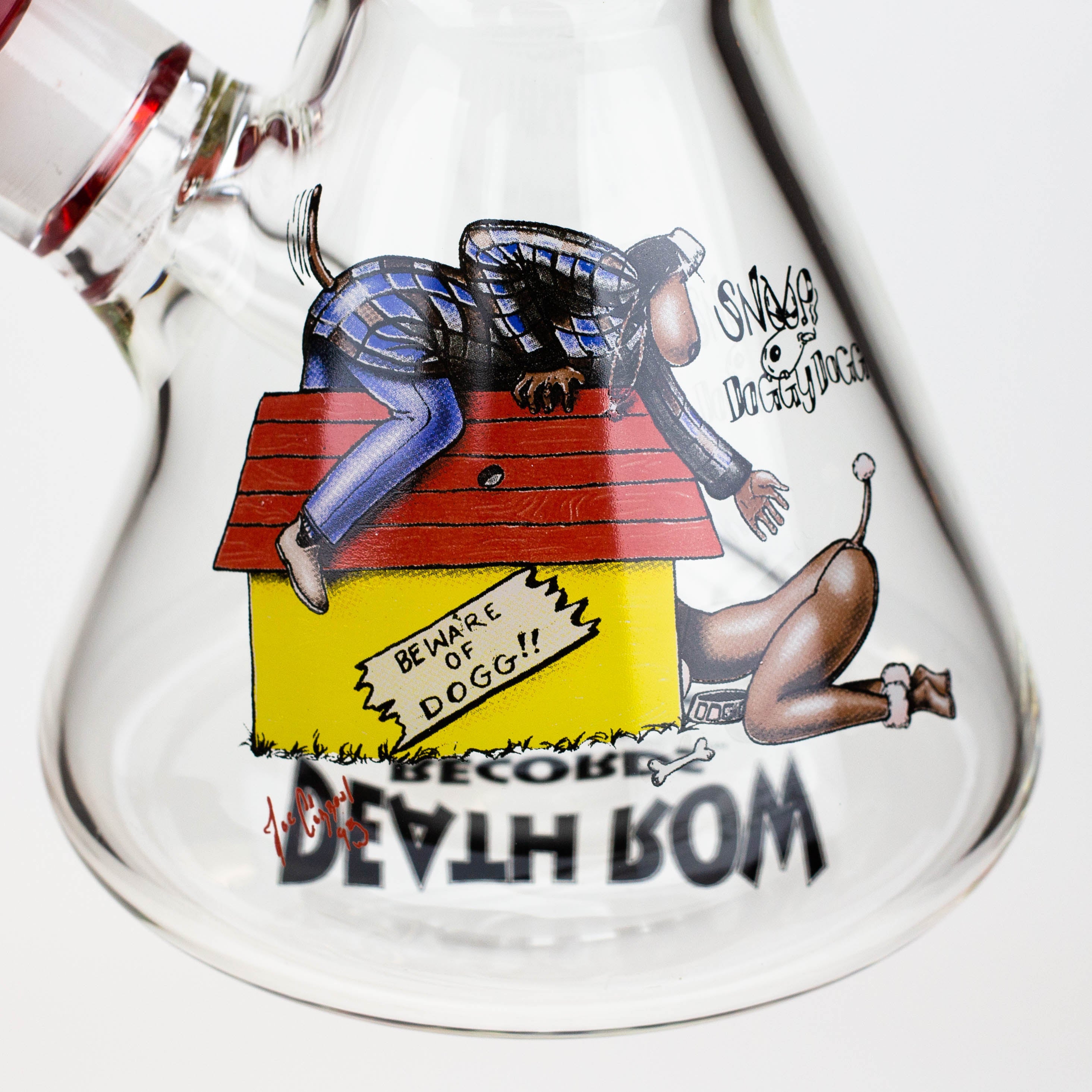 DEATH ROW-15.5"  7 mm Glass water bong by Infyniti [DOGGYSTYLE]