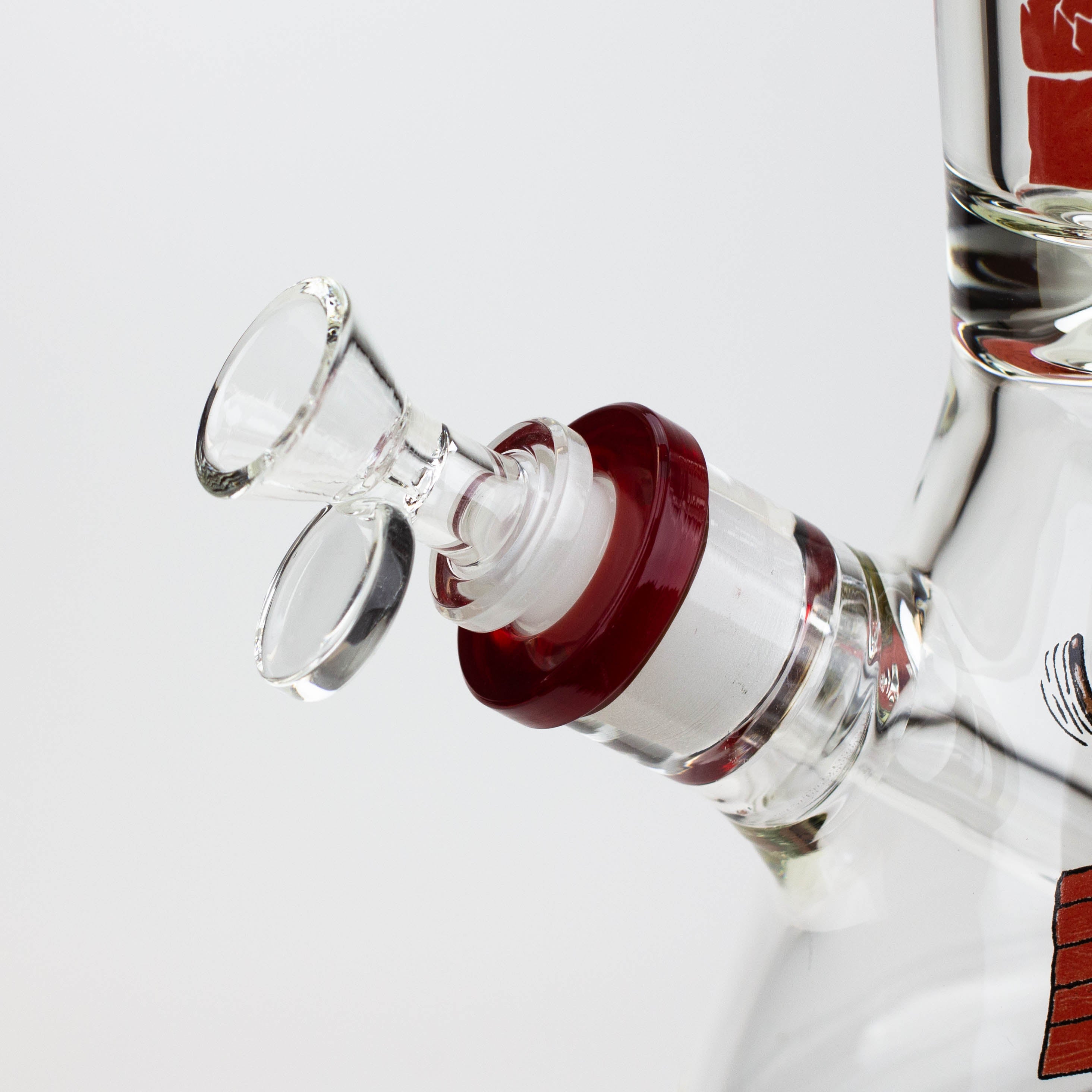 DEATH ROW-15.5"  7 mm Glass water bong by Infyniti [DOGGYSTYLE]