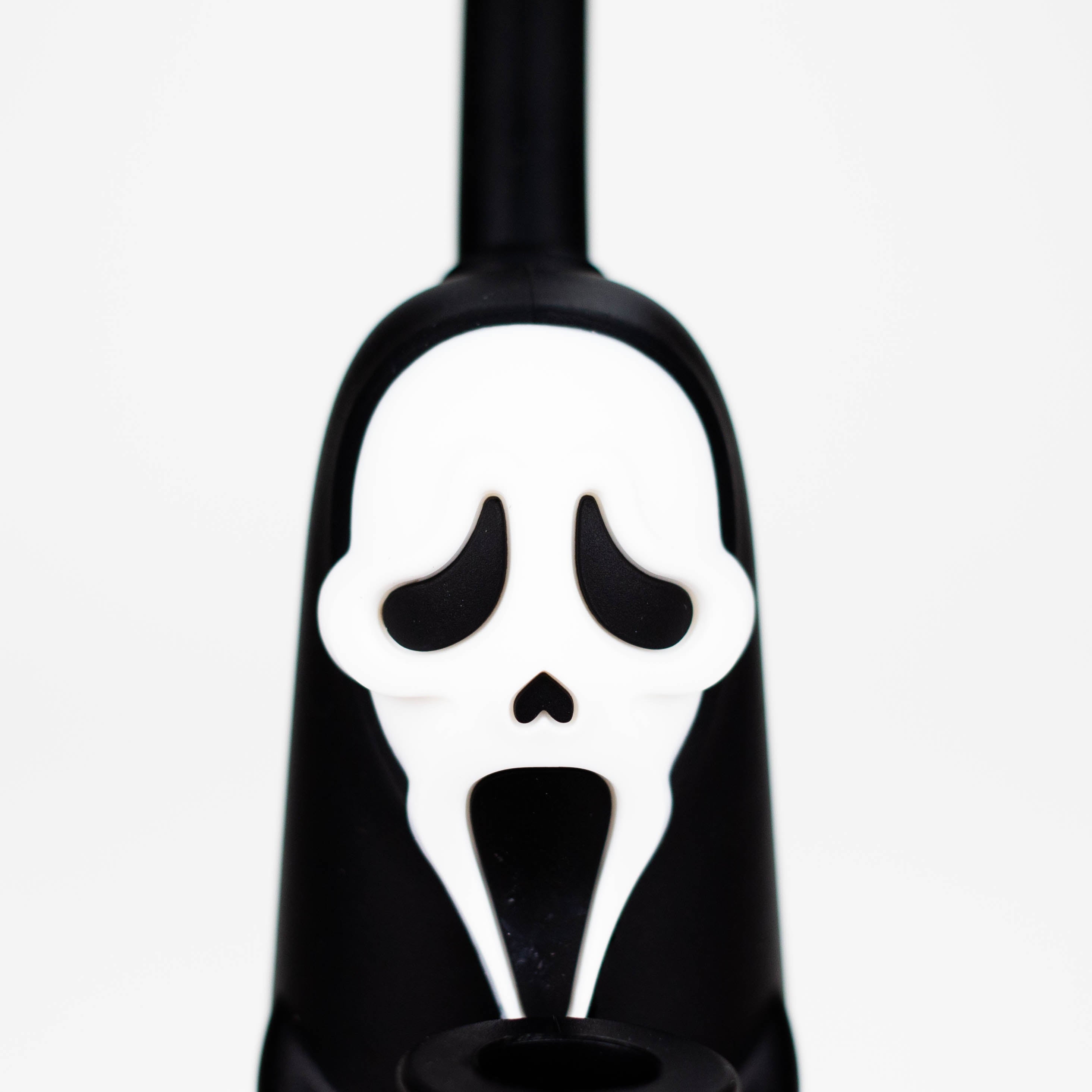 6.5" Ghost Face Water Pipe [H201A]