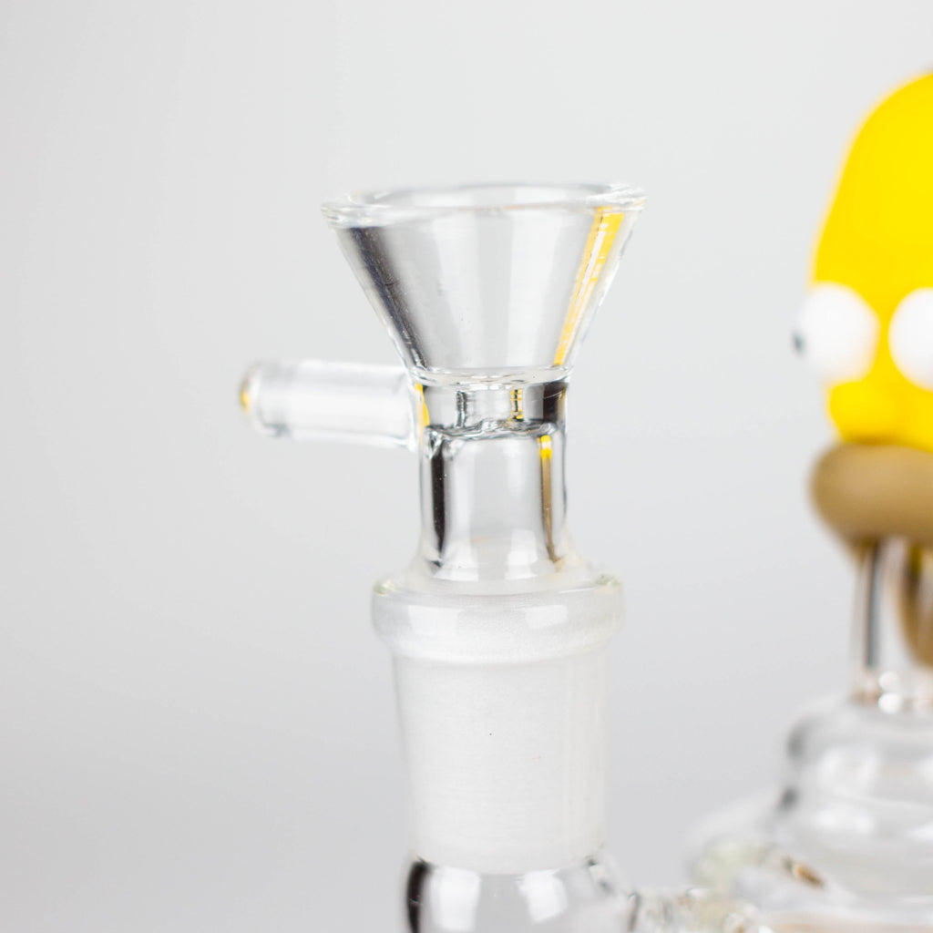 6.3" Cartoon Character Functional Glass Water Pipe