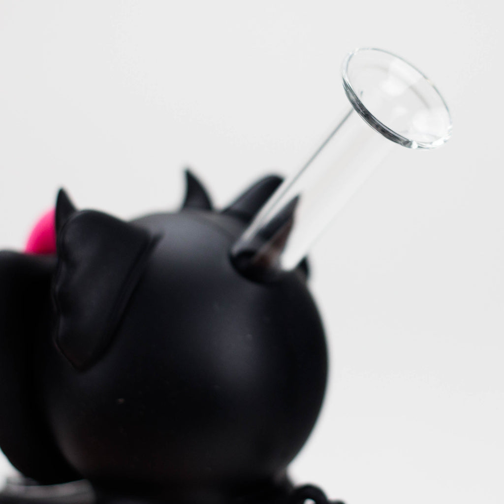 5.5" Devil Kitty Silicone Water Pipe-Assorted [YS-389]