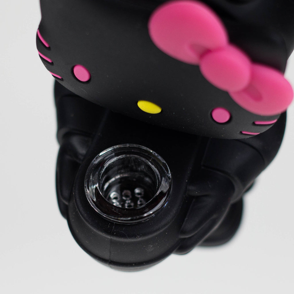 5.5" Devil Kitty Silicone Water Pipe-Assorted [YS-389]