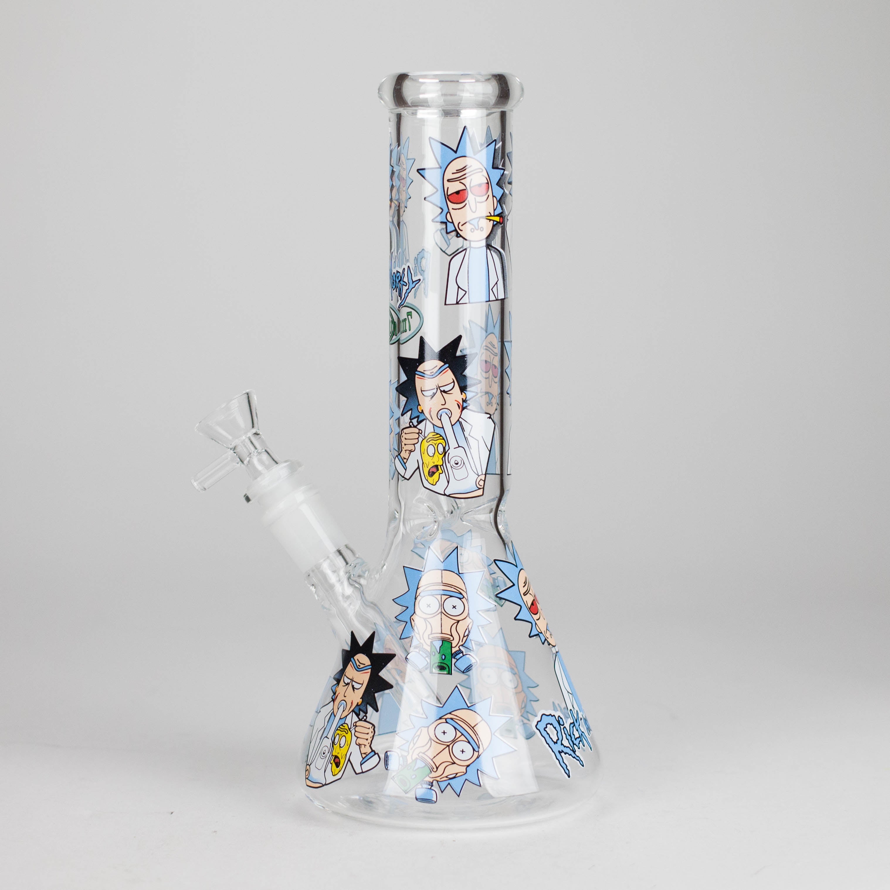 10" Cartoon Glass Bong – Fun & Functional Smoking Piece