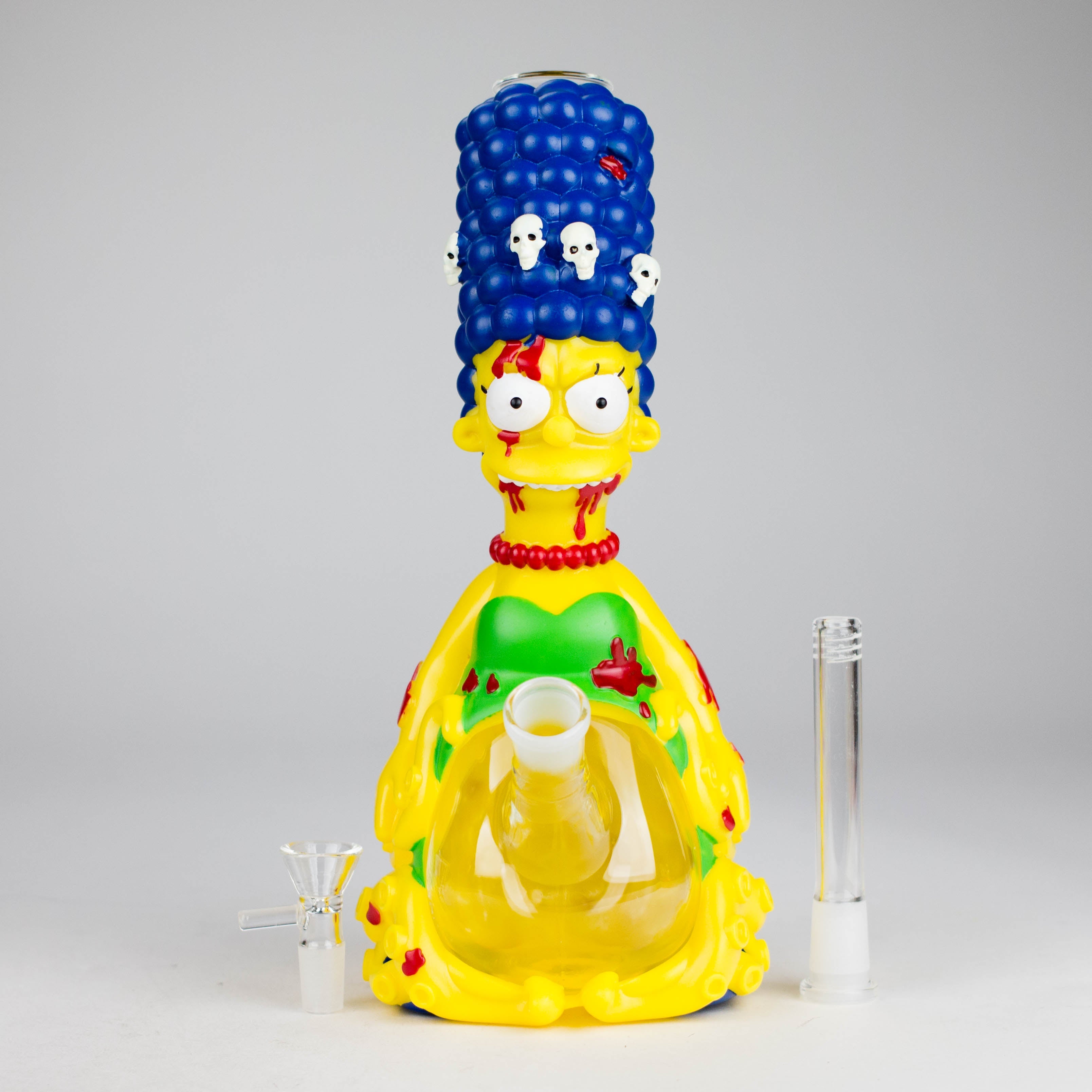 11.5" Blue Hair water pipe