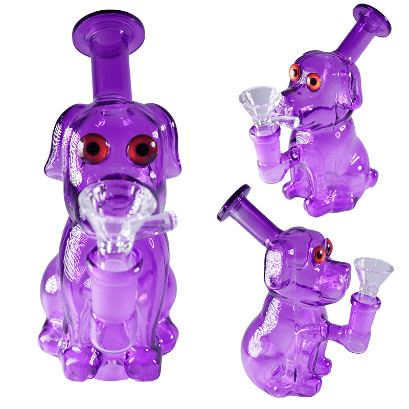 5″ Dog-Themed Water Pipe with 14mm Glass Bowl [SMKZ173]