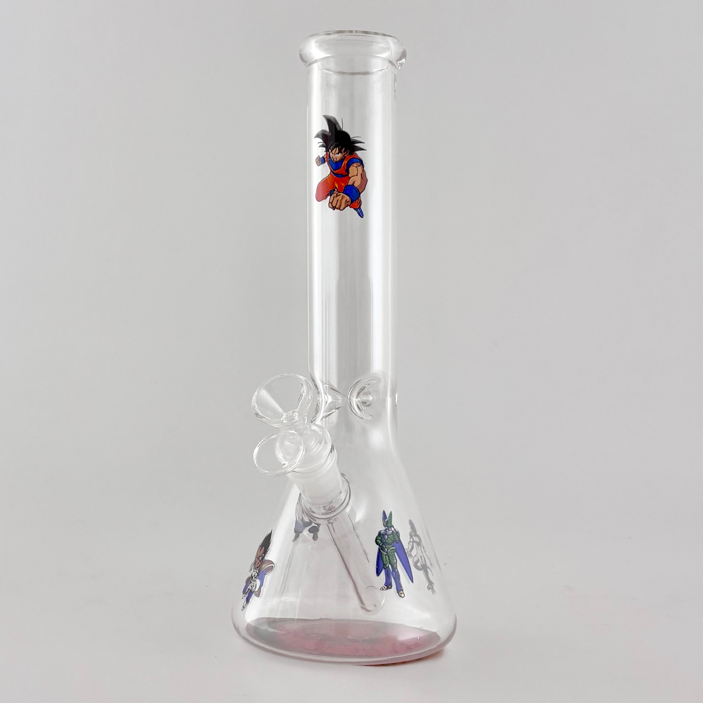 12" Anime-Themed Beaker Bongs – 4mm Thick Glass