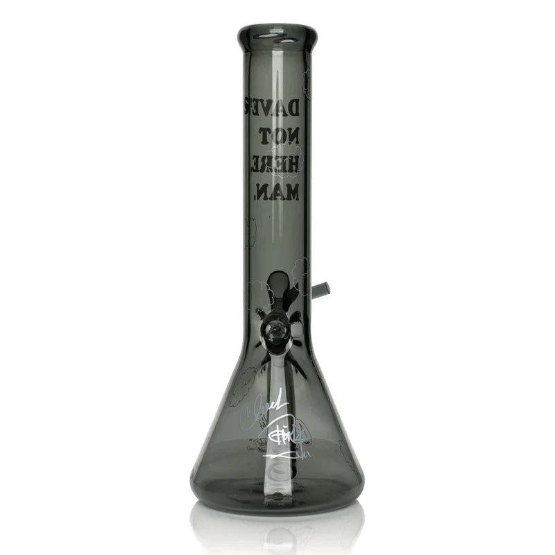 Cheech & Chong® Glass | 10" Dave's Not Here, Man Beaker Base Water Pipe [CC159]