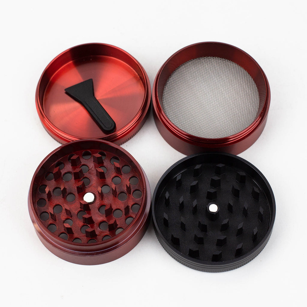 DEATH ROW - 4 parts metal red grinder by Infyniti