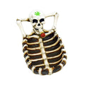 Fantasy Gifts | Skull Smoking Ashtray – Cold-Cast Resin, Hand-Painted