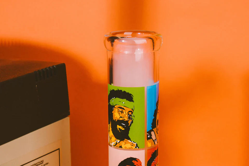 Cheech & Chong® Glass | 10" Pop Art Beaker Base Water Pipe [CC155]