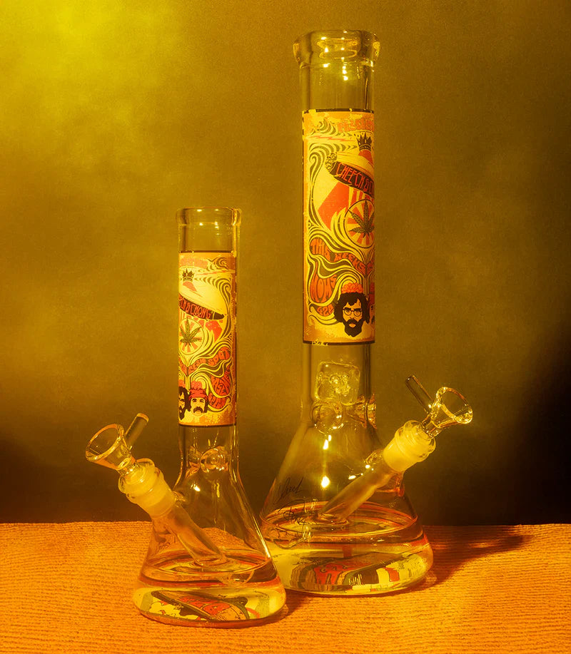 Cheech & Chong® Glass | 15" 7mm Thick 420 Mind Meld Water Pipe [CC167]
