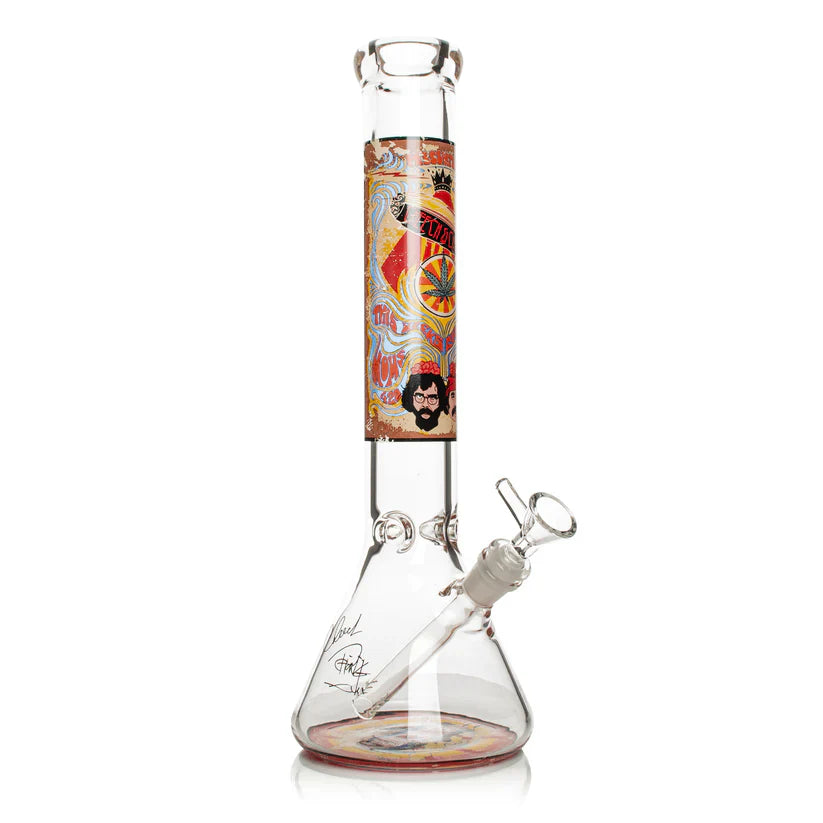 Cheech & Chong® Glass | 15" 7mm Thick 420 Mind Meld Water Pipe [CC167]