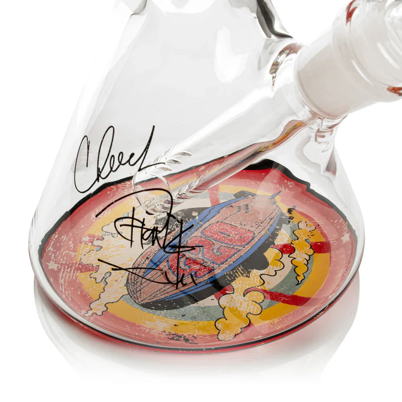 Cheech & Chong® Glass | 15" 7mm Thick 420 Mind Meld Water Pipe [CC167]